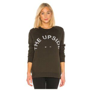 THE UPSIDE Revolve Colab Skulls Sid Crew Sweatshirt Sz US 12/ AU XL